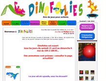 Tablet Screenshot of dinofolies.com